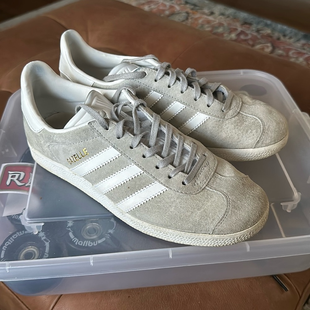 Adidas Gazelles Light Gray and White 2017 Journeys Exclusive